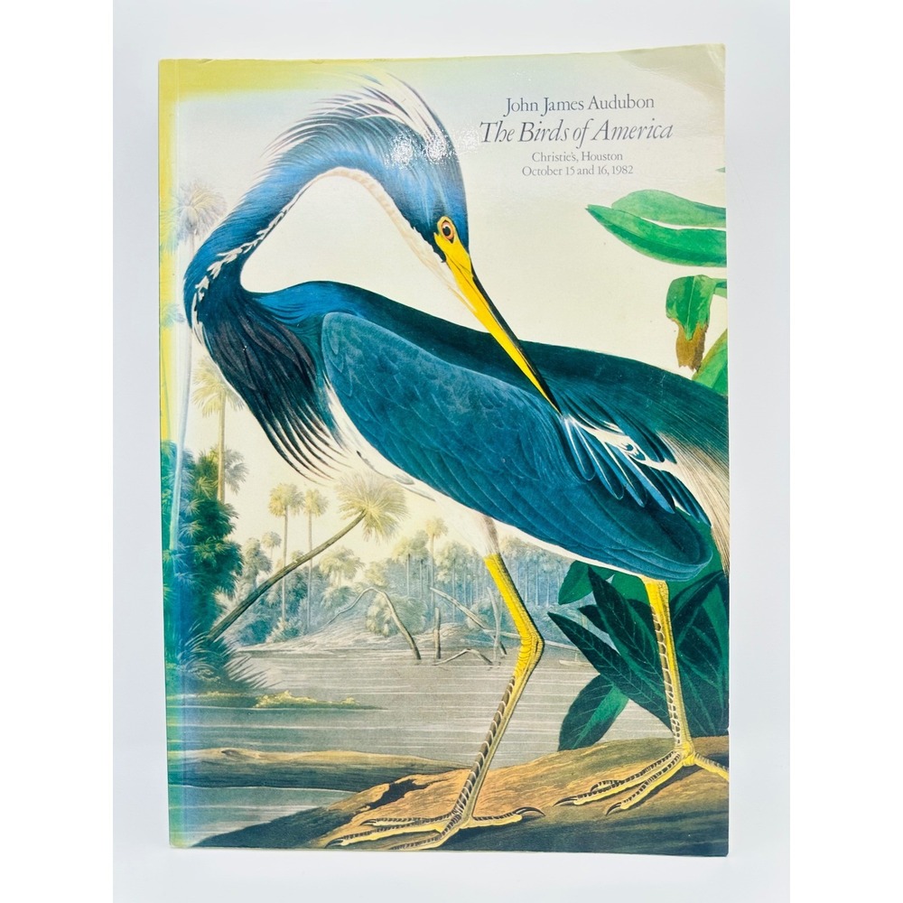 John James Audubon Birds of America Christie's 1982 Houston Auction Catalog